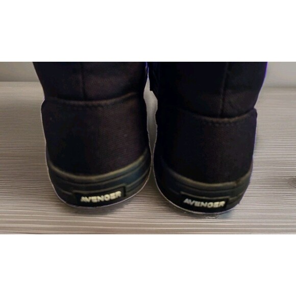 Avenger Blade Soft Work Boots Size 10 A4104 Wide Black High Top Anti-Slip EC - Picture 4 of 10